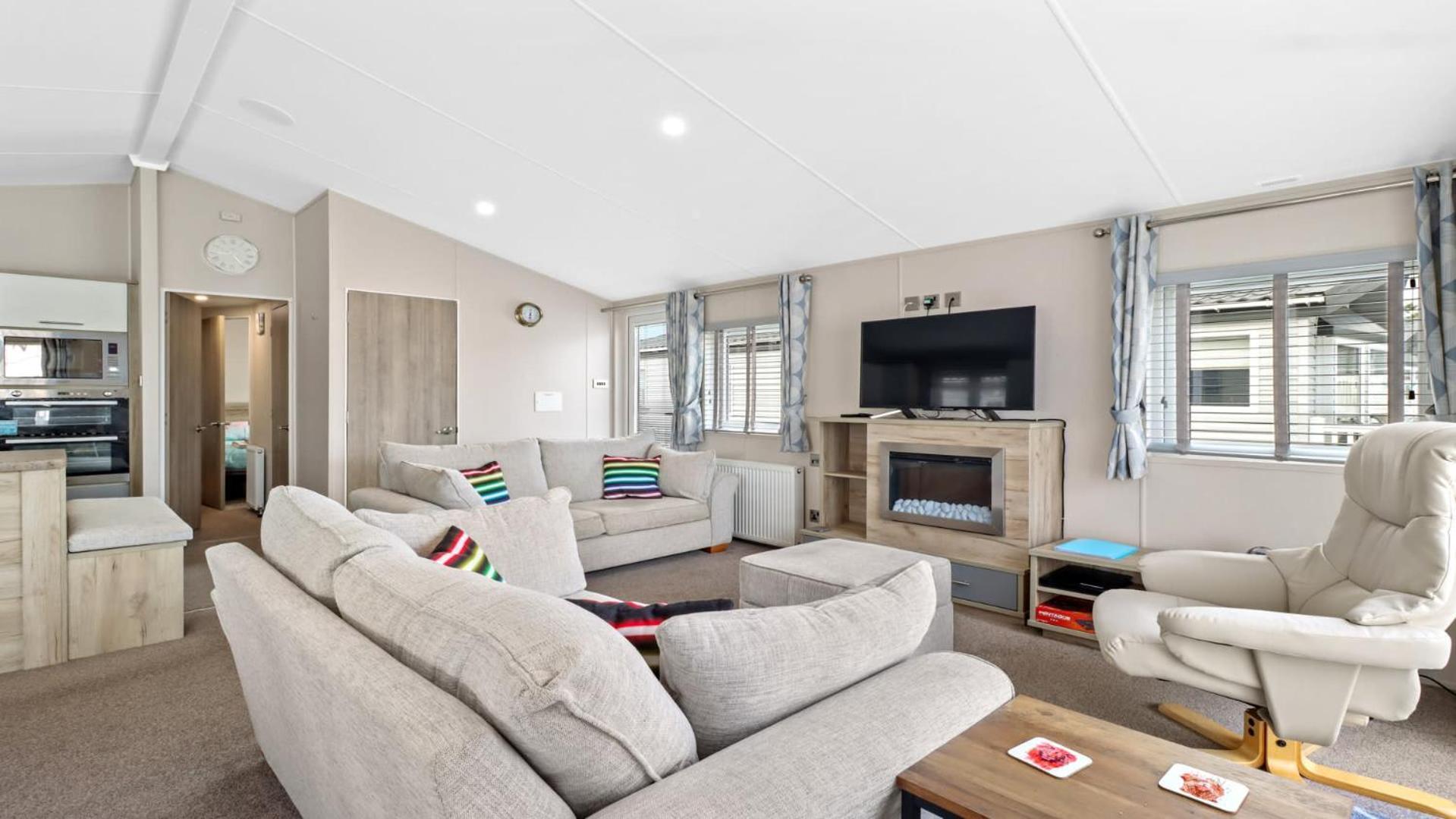 33 Beach Retreat Lodge Pevensey Bay Holiday Park Esterno foto